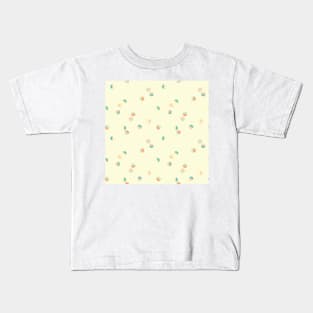 Scattered Dots Minimalist Geometric Pattern - Cute Pastel Combo Kids T-Shirt